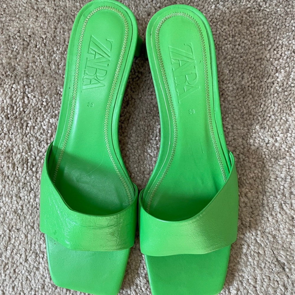 Zara Low Heel Sandals